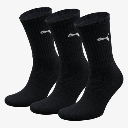 Puma Crew Socken [7312 200] 3er-Pack, schwarz.