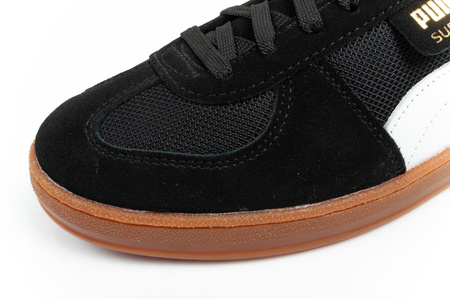 Puma Super Team Og Herrenschuhe Sneakers Leder atmungsaktiv schwarz [390424 08]