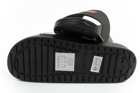Sportliche Levi's Damen-Flip-Flops Bequeme und modische Schuhe in Schwarz