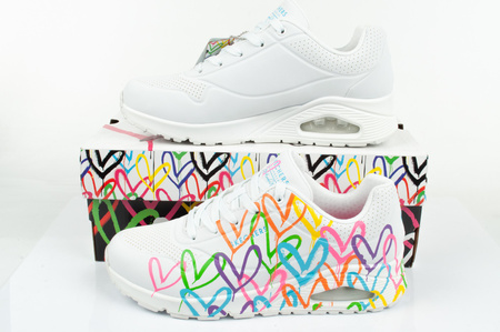 Skechers Uno Damen-Sportschuhe [177981/WMLT] weiß.