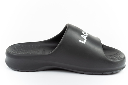 Lacoste Serve Slide Damen-Flip-Flops [2002H], schwarz.