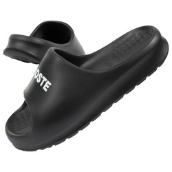 Lacoste Serve Slide Damen-Flip-Flops [2002H], schwarz.