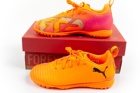 Puma Future 8 Play TT Kinder-Fußballschuhe für Kunstrasen, Orange