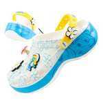 Crocs Schlümpfe Flip Flops Sandalen Damen Clogs auf der Schlümpfe-Plattform