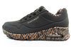 Skechers Uno-Loving Love Damen-Sneaker, modisches Schwarz