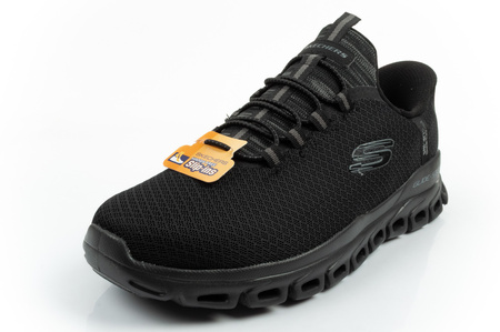 Skechers Herren-Sneaker Glide-Step, bequeme und leichte schwarze Slipper