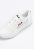 Fila Orbit Low Damen-Sneaker, modisch, bequem, leicht, Weiß, Grau