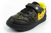 Leomil Kinder-Sportschuhe, leichte Pokémon-Sneaker mit Klettverschluss, Schwarz