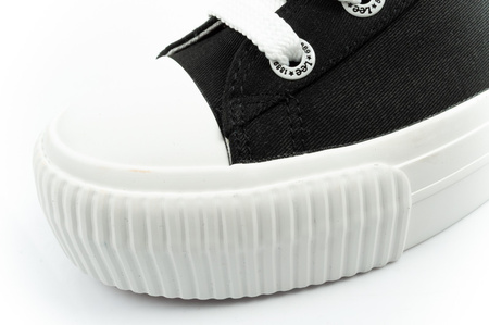 Lee Damen-Sneaker Isla, Schwarze Plateausohle, Komfortabel