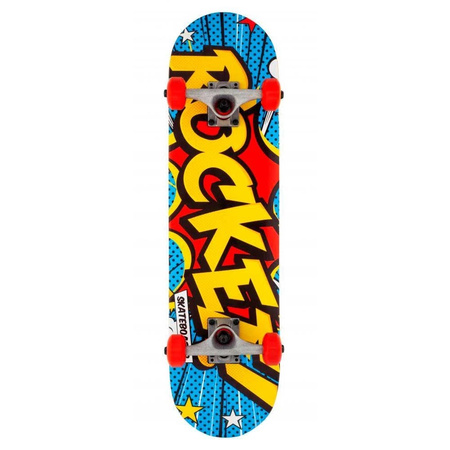 Rocket Mini Popart Complete Multi 7,5" Skateboard [RKT-COM-1533], mehrfarbig.