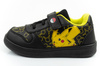 Leomil Kinder-Sportschuhe, leichte Pokémon-Sneaker mit Klettverschluss, Schwarz