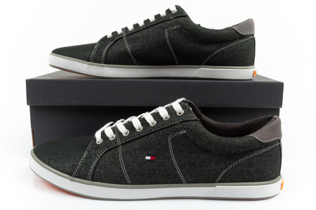 Tommy Hilfiger Herren Sportschuhe Sneakers modisch bequem schwarz [FM56820900 070]