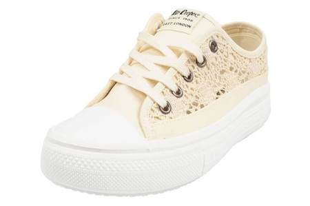 Lee Cooper Damen-Sneaker [LCW-23-44-1620L], Beige.