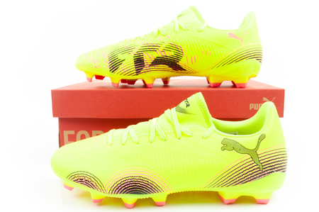 Puma Future 8 Play FG/AG Fußballschuhe für festen Boden, Gelb