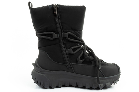 Lee Cooper Damen Winter-Wanderschuhe, Schwarz, Echtleder