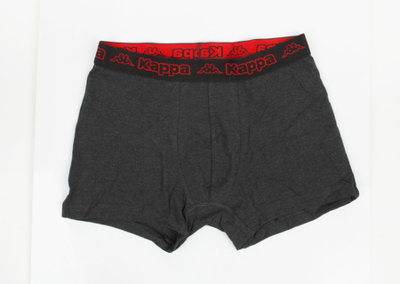 Kappa Herren-Boxershorts [351K1JW ADK] 2 PACK, grau.
