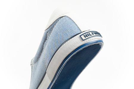 Tommy Hilfiger Herren Sportschuhe Slip-On Sneakers bequem blau [FM56820908 479]