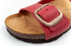 Bio Bio Damen-Flip-Flops, vorgeformte Innensohle, Naturleder
