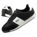 Lee Cooper Herren-Sneaker, modisch, bequem, Schwarz