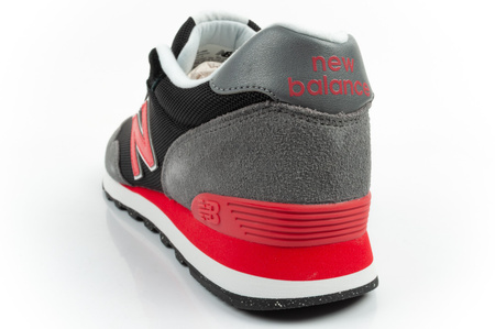 New Balance 515 Herren-Sneaker, modisch, bequem, Schwarz, Rot