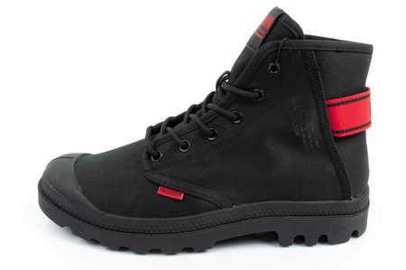 Palladium Herren-Sneaker Pampa Hi Dare II, Schwarz/Rot