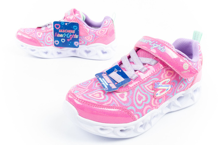 Skechers S Lights-Heart – Bequeme LED-Sportschuhe für Mädchen