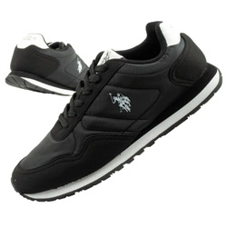 U.S. Polo Assn. Herren-Sneaker, modisch, bequem, Schwarz