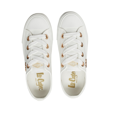 Lee Cooper Damen-Sneaker – Modisch und bequem, Weiß