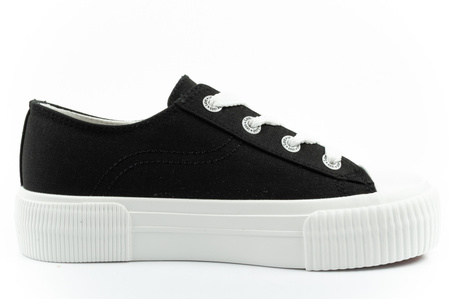Lee Damen-Sneaker Isla, Schwarze Plateausohle, Komfortabel