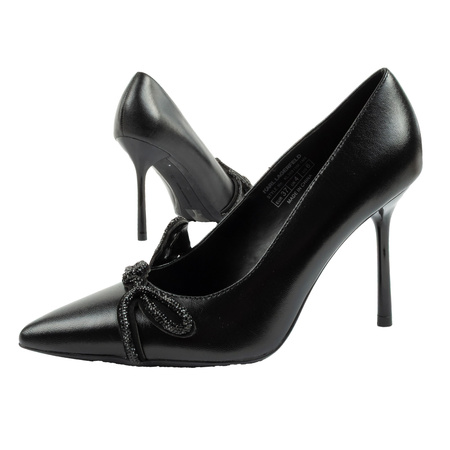 Karl Lagerfeld Sarabande Damenschuhe High Heels Naturleder schwarz [KL30919M 1M0]
