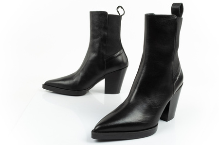 Karl Lagerfeld Cowboystiefel Damen Cowboystiefel Leder schwarz [KL31264 000]