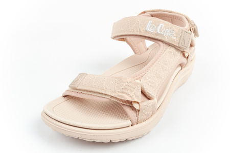 Lee Cooper Damen Klettsandalen Sommer Beige [LCW-25-34-3560L]