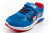 Leomil Kinder-Sneaker Super Mario mit LED-Lichtern und Klettverschluss, Blau
