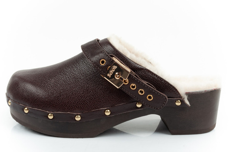 Scholl Iconic [F298121011] Clogs, braun.