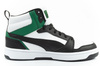Puma Rebound v6 Herren-Sportschuhe [392326 16], Schwarz, Weiß und Grün.