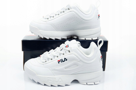 Fila Disruptor Low Damen-Sportschuhe – modisch, bequem, weiße Sneaker