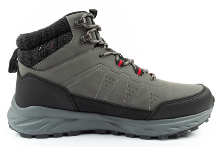 Lee Cooper Herren Winter-Wanderschuhe mit isoliertem Knöchelriemen, Grau
