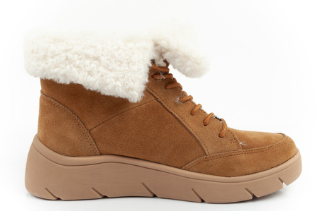 Scholl Stelvio Damen-Sportschuhe, Stiefeletten [F302321013], isoliert, braun.