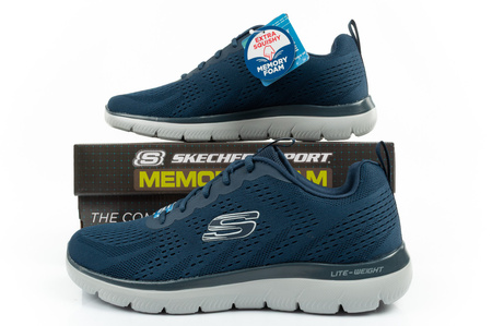 Skechers Summits-Torre Schuhe Sneakers Sport Herren leicht bequem marineblau