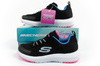 Skechers Dynamic Tread-Hop N'hike [81365L/BKMT] Kinder-Sportschuhe, Schwarz.