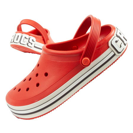Crocs Off Court Flip Flops Sandalen Clogs rot leicht bequem modisch