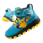 Leomil Pokemon Kinder Winterstiefeletten, isoliert, wasserdicht, blau