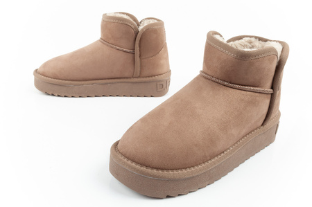 D. Franklin Damen-Winterstiefel, modische, pelzgefütterte, isolierte Stiefeletten in Braun