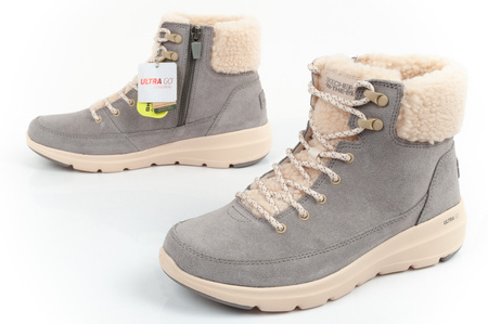 Skechers Glacial Ultra-Woodlands Damen Wintersportschuhe [16677/GRY], grau.