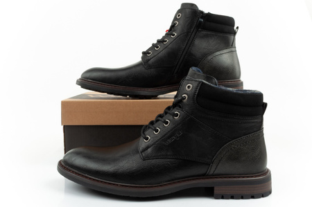 Wrangler George Herren Chelsea Boots, Elegantes, Modisches Schwarz