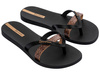 Ipanema Kirei Damen-Flip-Flops, modisch und bequem, Schwarz – perfekt für den Strand