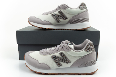 New Balance 515 Damen-Sneaker, modisch, atmungsaktiv, Grau-Leopard