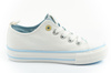 Leomil Kinder-Sportschuhe: Stitch Sneaker, bequem, leicht, weiß