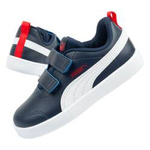 Puma Courtflex Kindersportschuhe [371544 01], Marineblau.