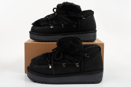 D.Franklin Damen Winterschuhe [DFSH370011-BLAC], schwarz.
